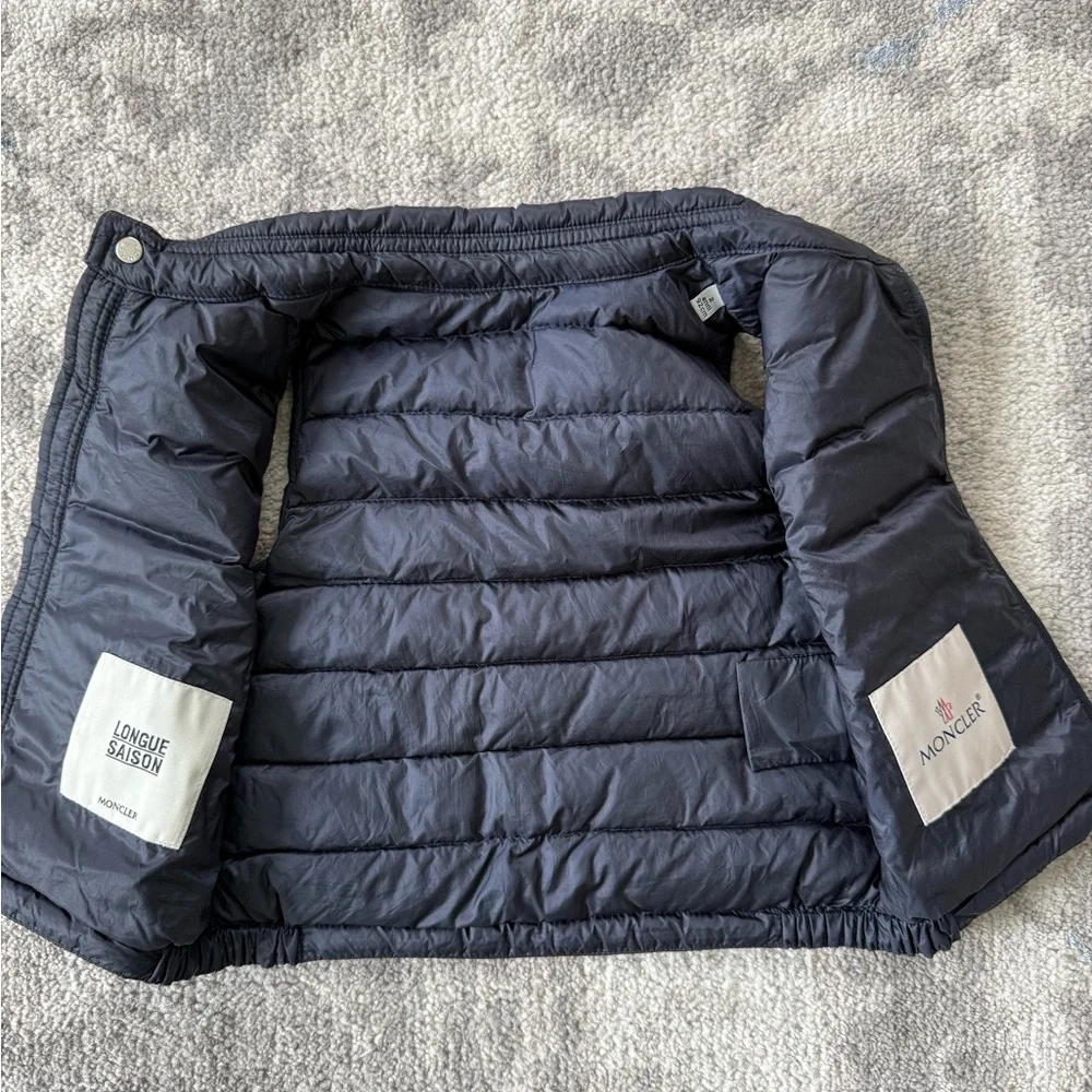 Moncler Kids Night Blue Puffer Vest - Size 2